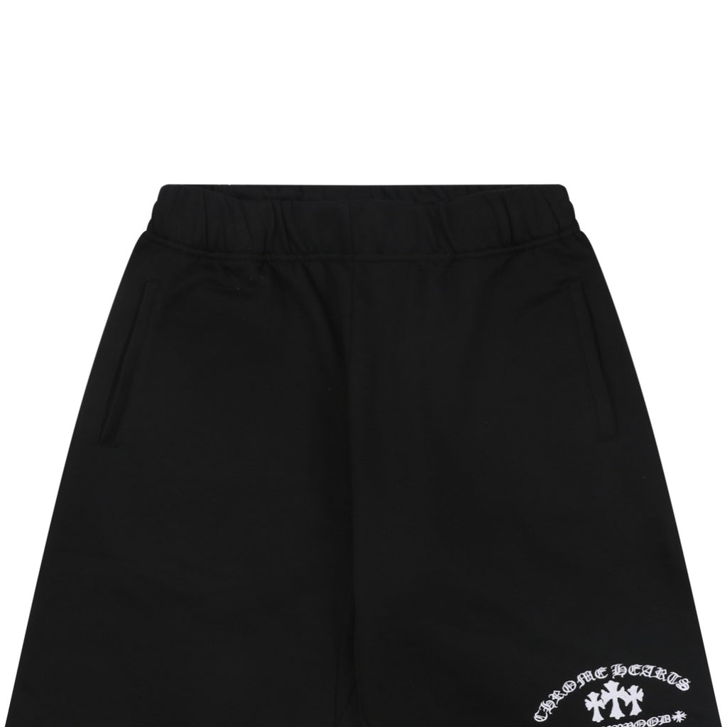 Chrome Hearts Sanskrit Cross Embroidered Shorts