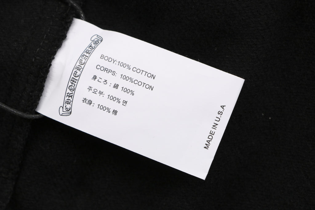 Chrome Hearts Sanskrit Cross Embroidered Shorts