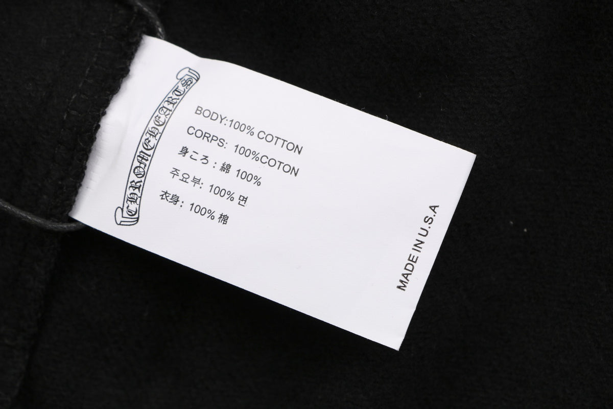 Chrome Hearts Sanskrit Cross Embroidered Shorts