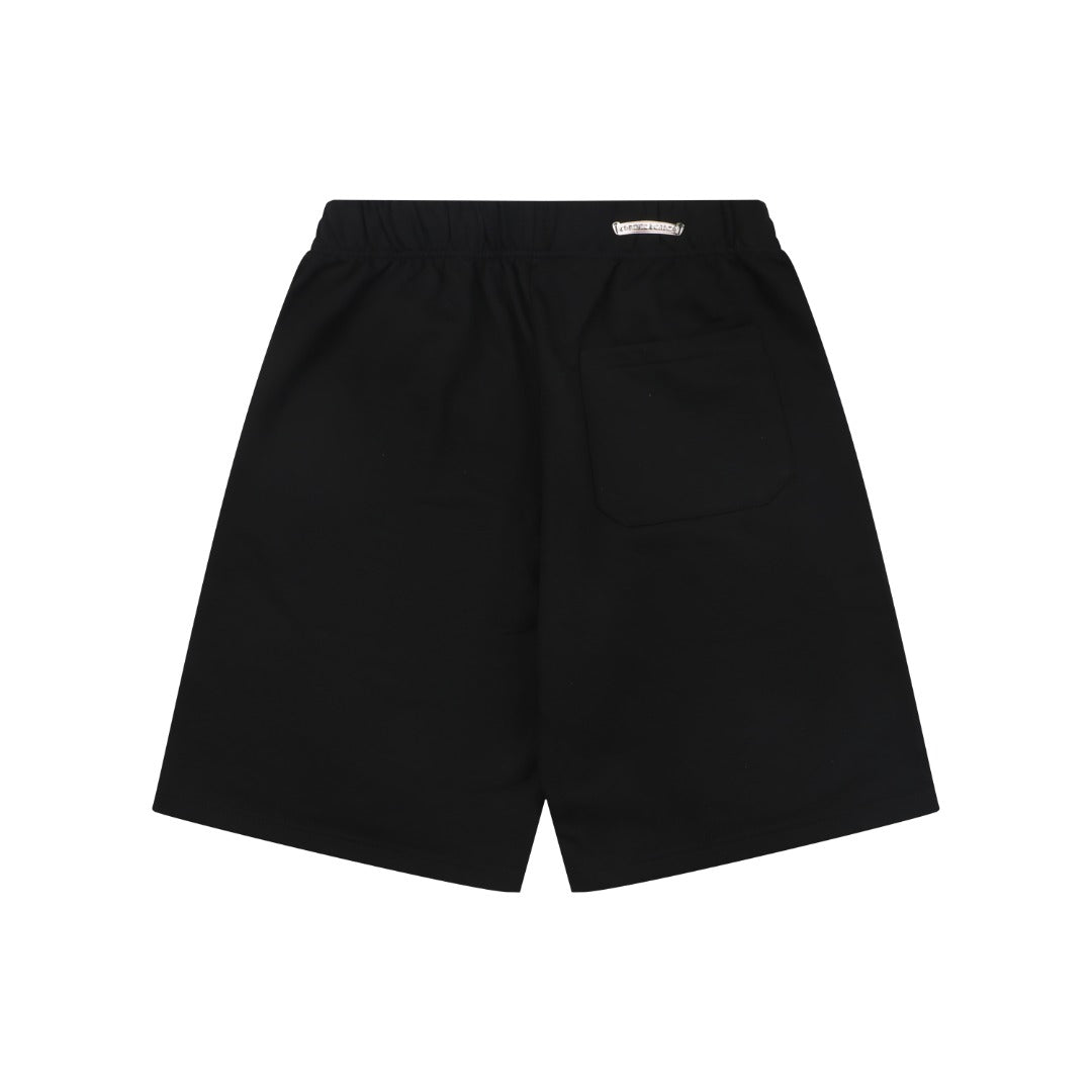 Chrome Hearts Sanskrit Cross Embroidered Shorts