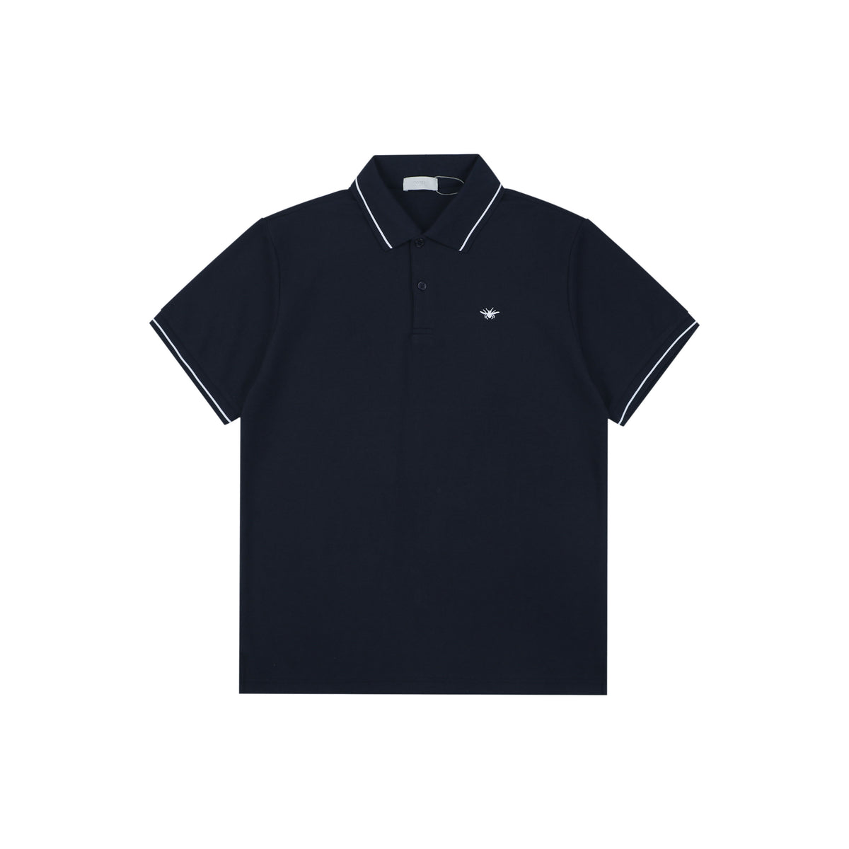 Dior Bee Embroidered Polo Shirt – Navy