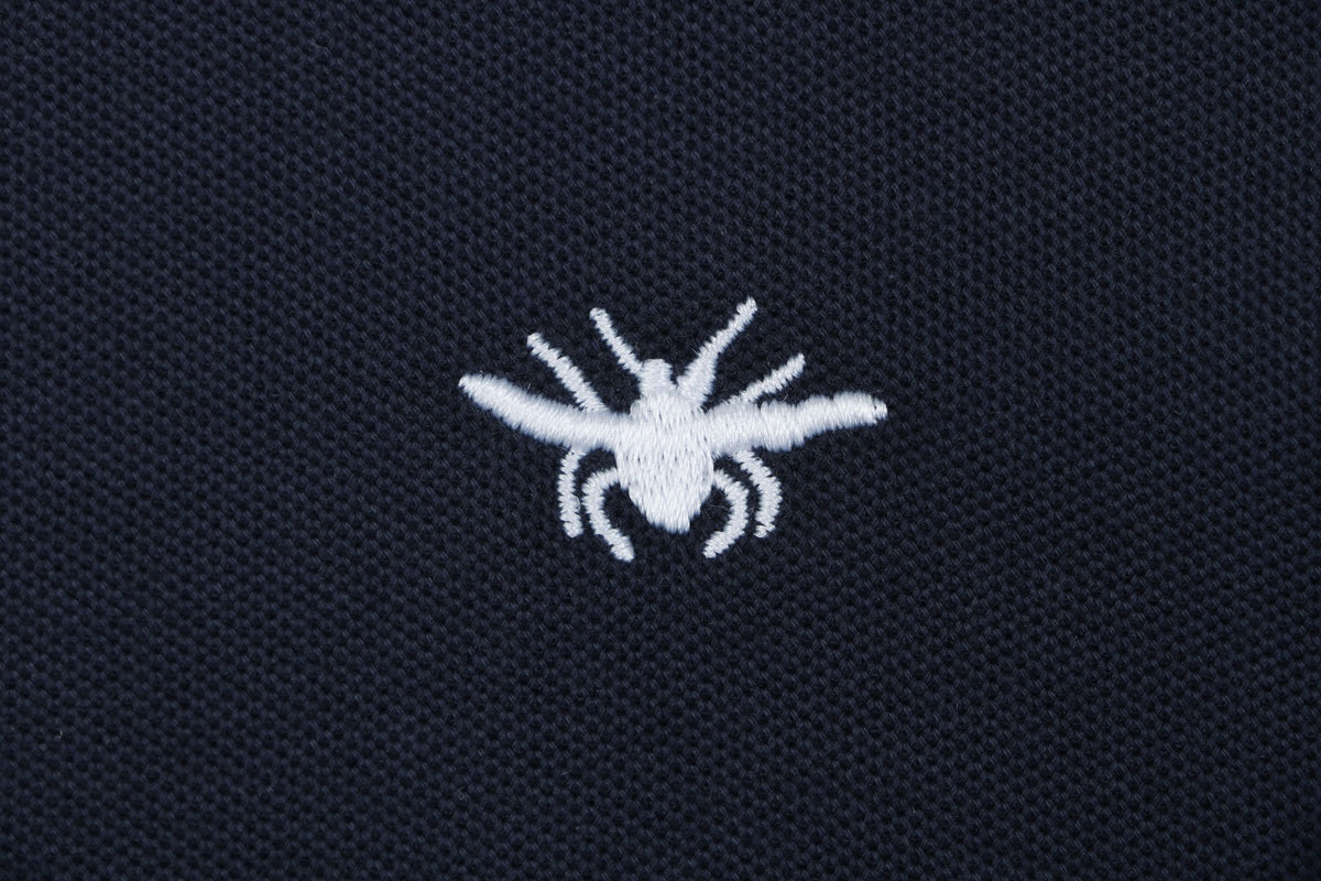 Dior Bee Embroidered Polo Shirt – Navy