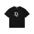 Dior Mosaic CD Logo Embroidered Tee – Black