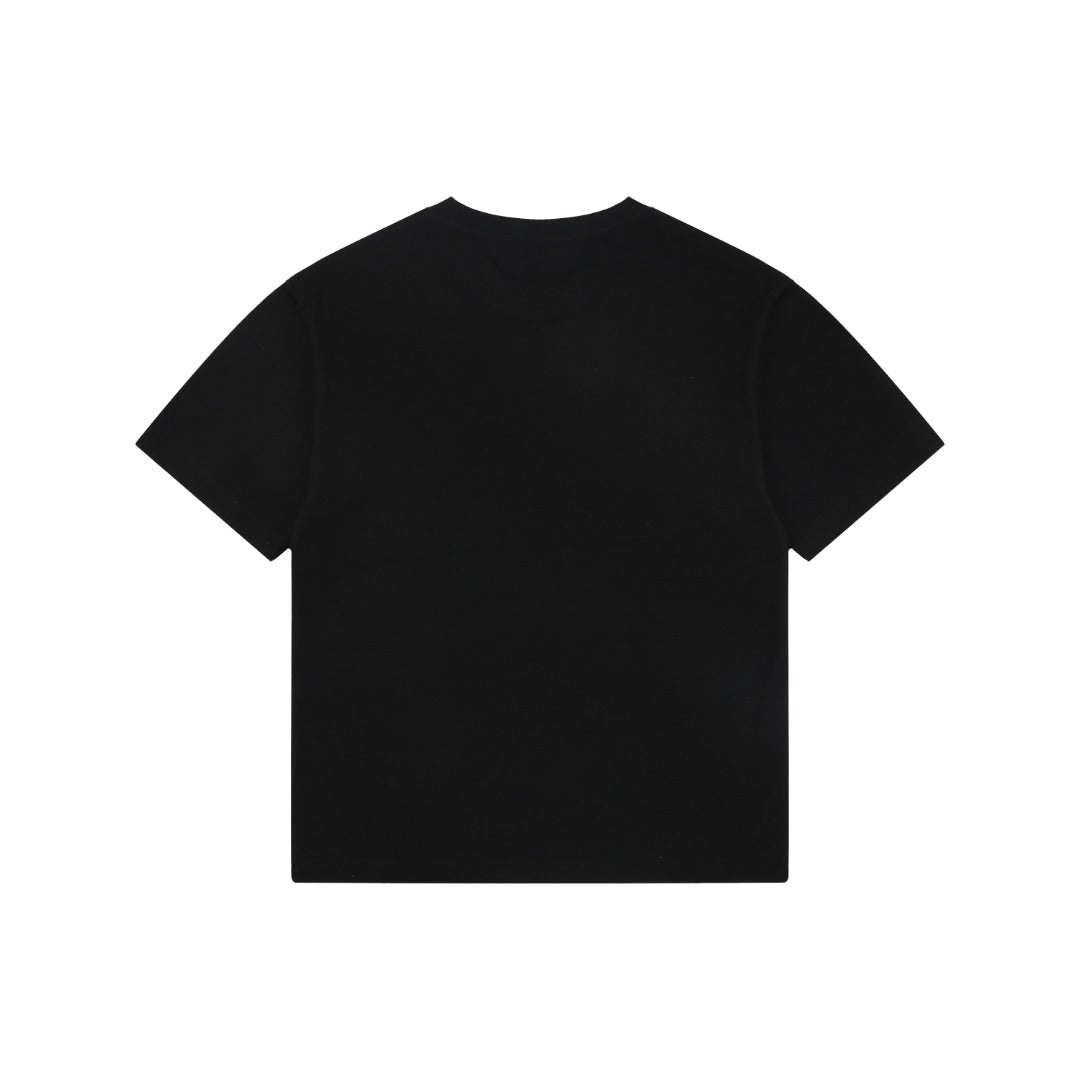 Dior Mosaic CD Logo Embroidered Tee – Black