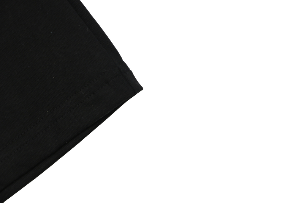 Fendi Ice Cream Stripe Embroidered Tee – Black
