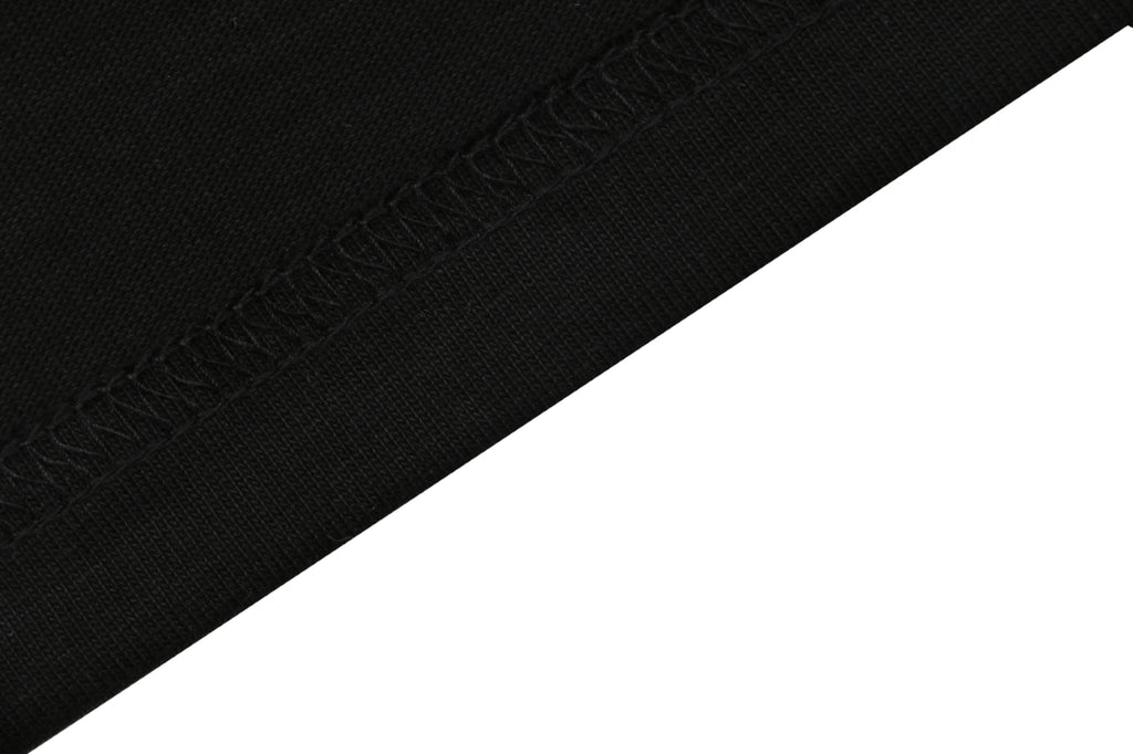 Fendi Ice Cream Stripe Embroidered Tee – Black