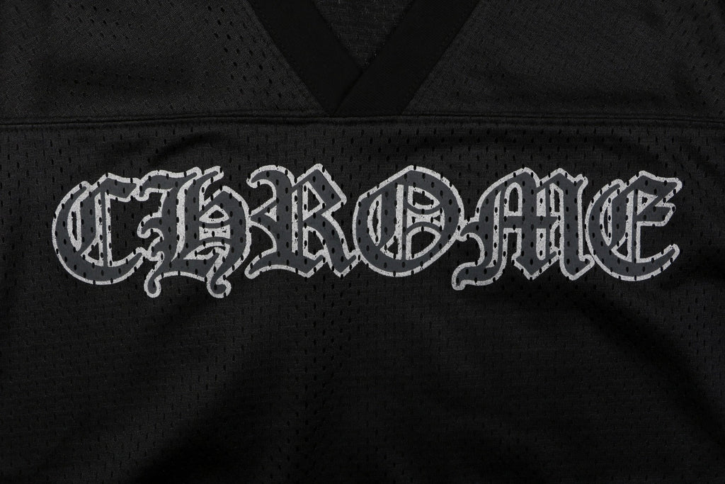 Chrome Hearts Glitter Sanskrit Hockey Long-Sleeve Tee – Black