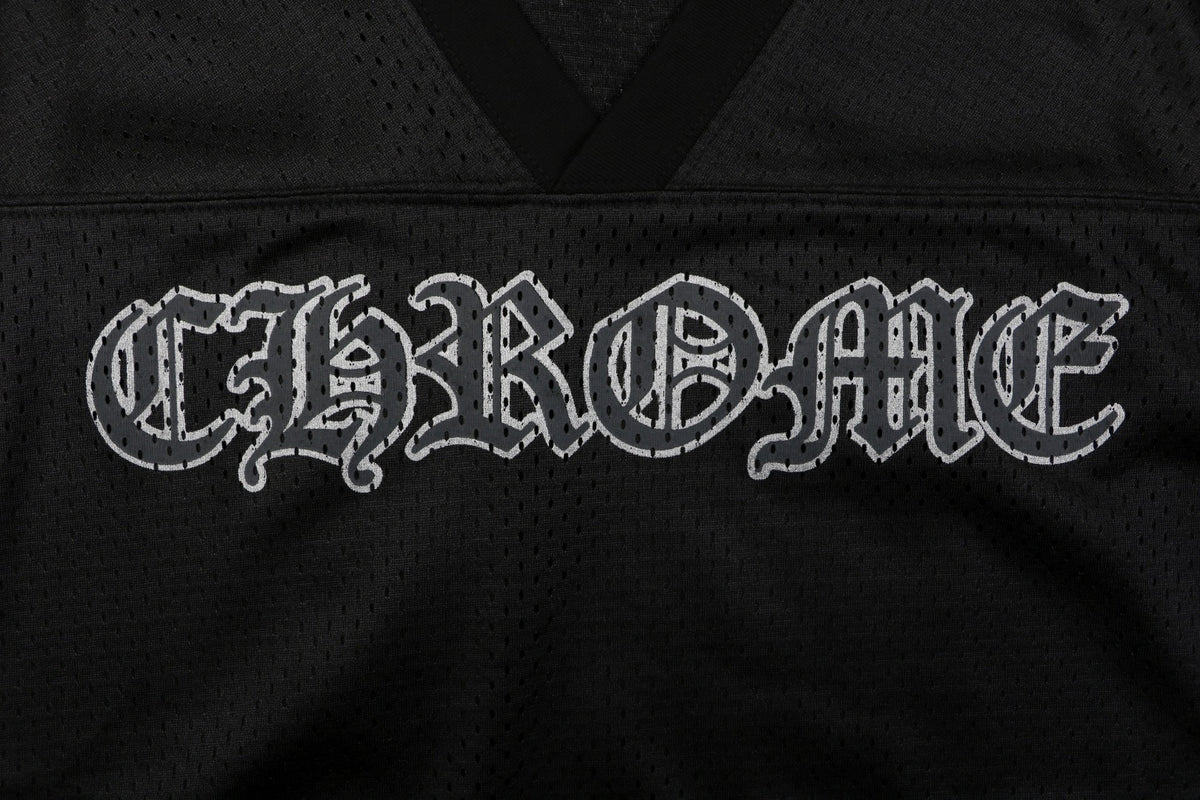 Chrome Hearts Glitter Sanskrit Hockey Long-Sleeve Tee – Black