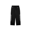Chrome Hearts Glitter Sanskrit Hockey Sweatpants – Black