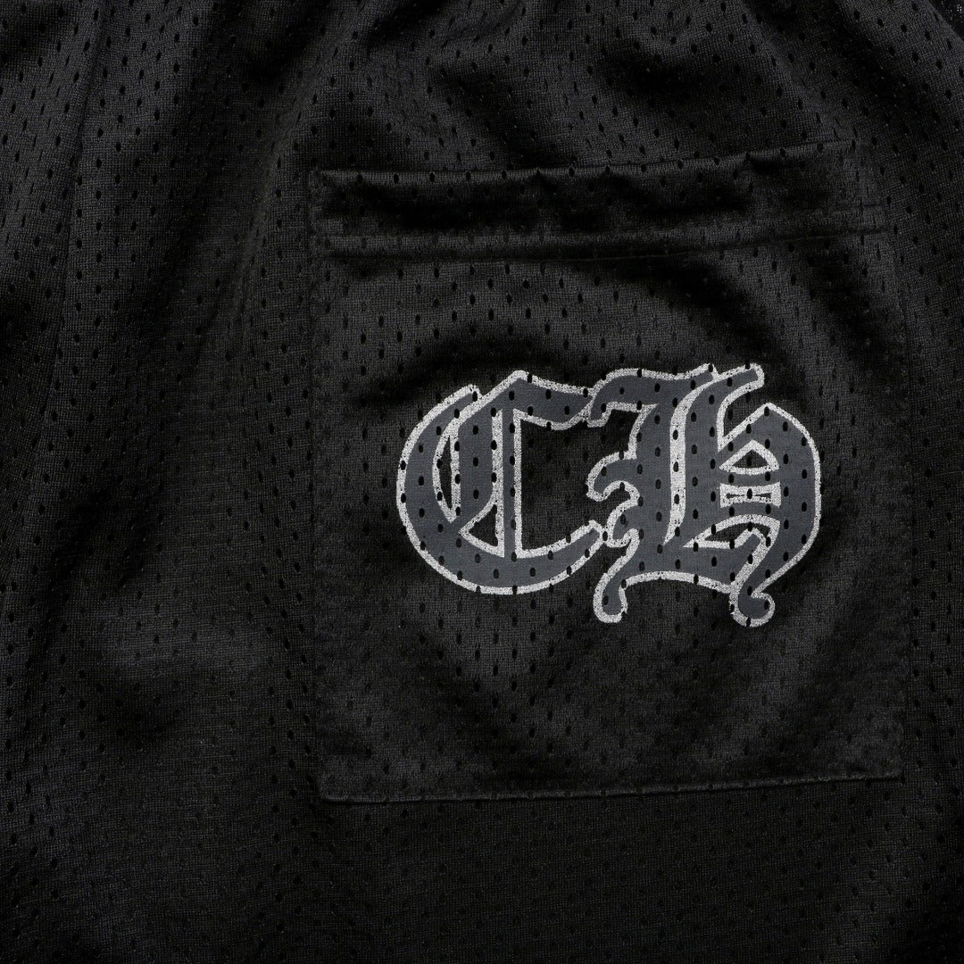 Chrome Hearts Glitter Sanskrit Hockey Sweatpants – Black