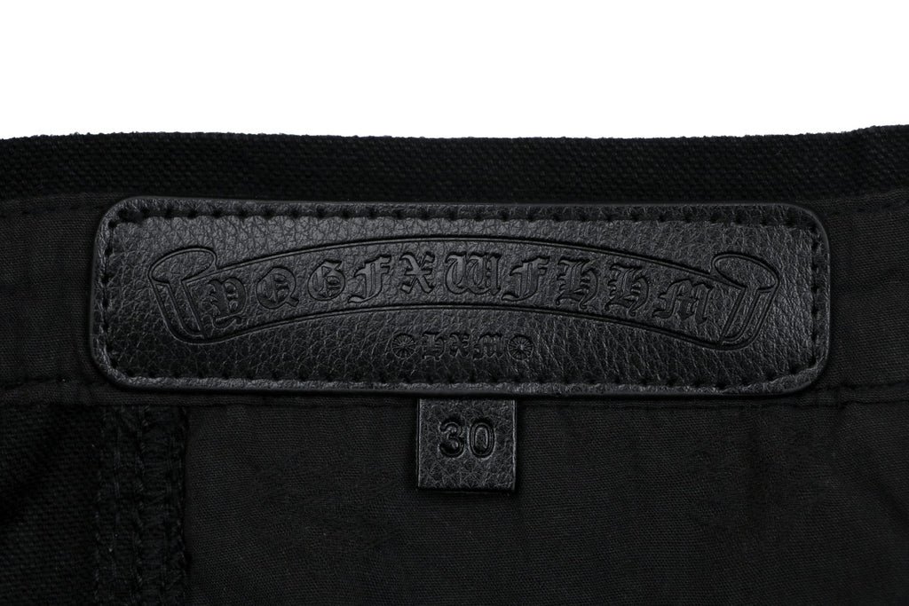 Chrome Hearts Sanskrit Rivet Cargo Pants – Black