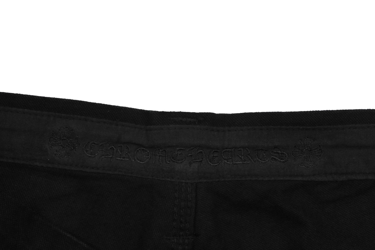 Chrome Hearts Sanskrit Rivet Cargo Pants – Black