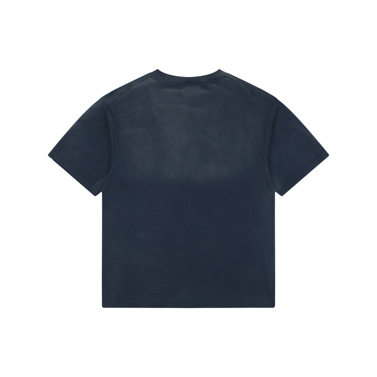Saint Michael Ape Devil “Fade Away Love” Print Tee – Washed Navy