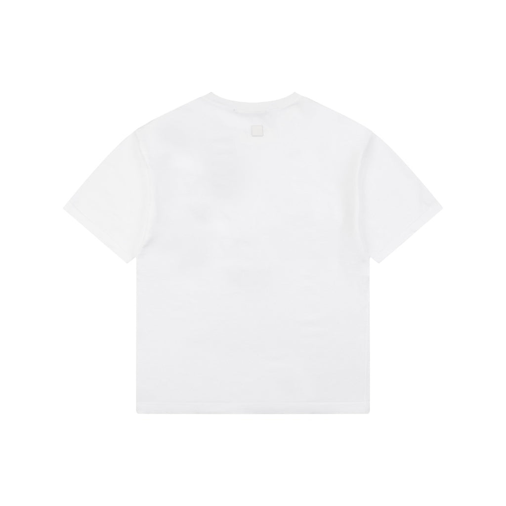 Louis Vuitton Blue Hand Gesture Jacquard Print Tee – White