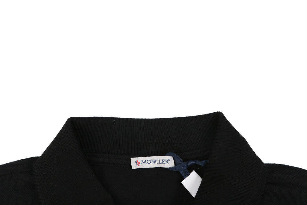 Moncler Logo Badge Polo Shirt – Black