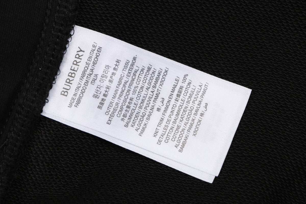 Burberry Circle Plaid Equestrian Knight Embroidered Shorts