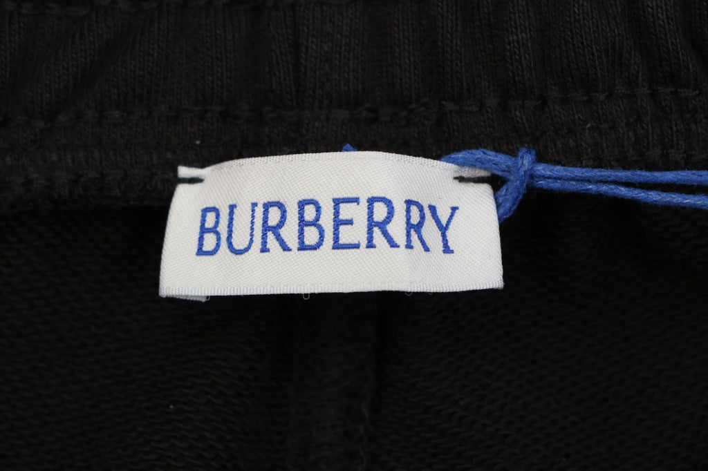 Burberry Circle Plaid Equestrian Knight Embroidered Shorts