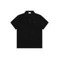 Burberry Mini BT Monogram Embroidered Polo Shirt – Black