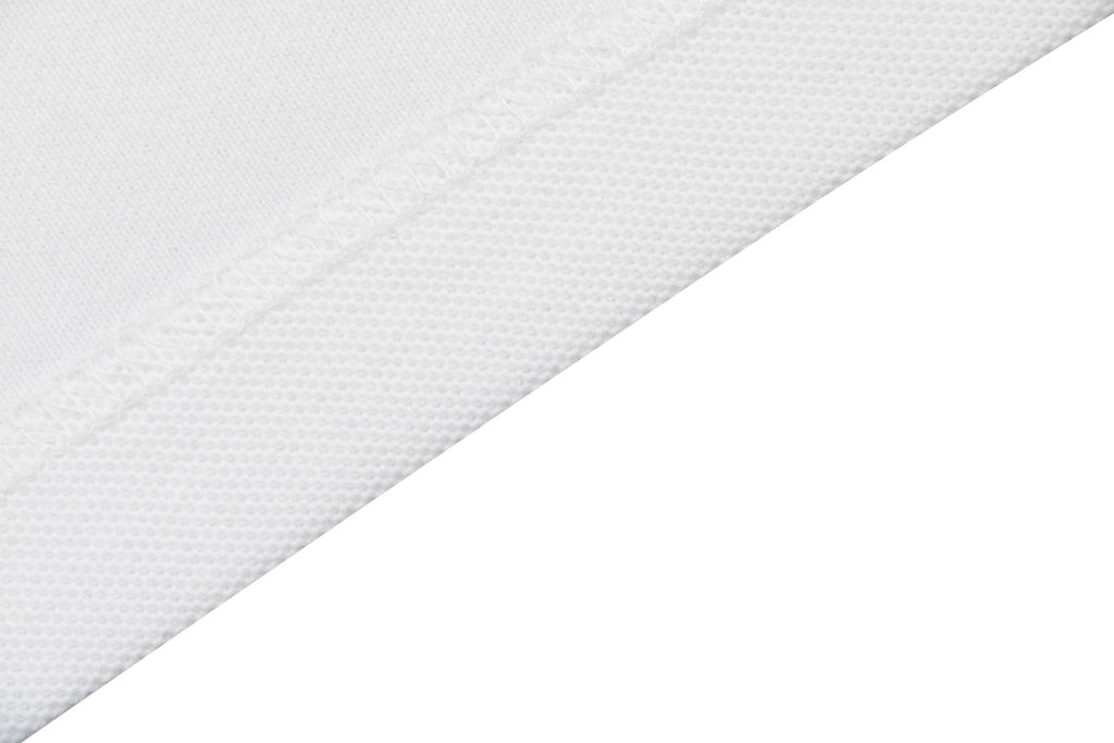 Burberry Mini BT Monogram Embroidered Polo Shirt – White