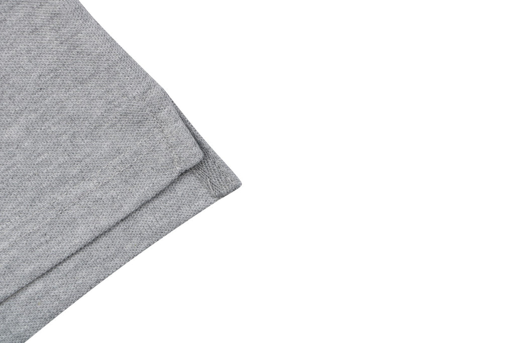 Burberry Mini BT Monogram Embroidered Polo Shirt – Grey