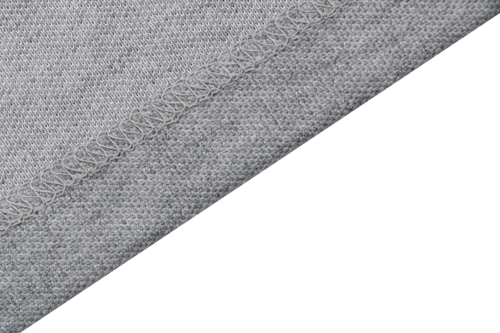 Burberry Mini BT Monogram Embroidered Polo Shirt – Grey