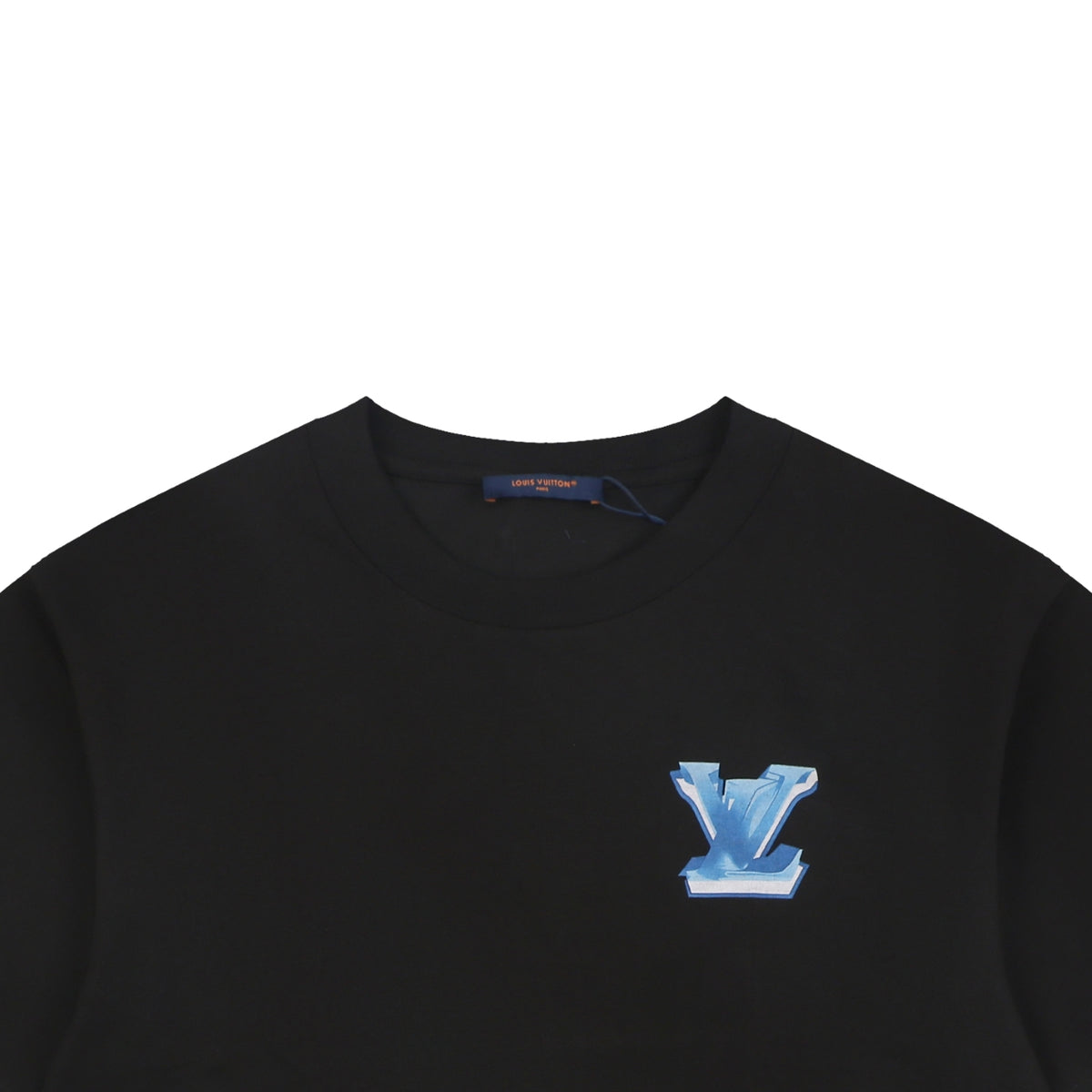 Louis Vuitton Ice Blue 3D Monogram Flower Print T-Shirt