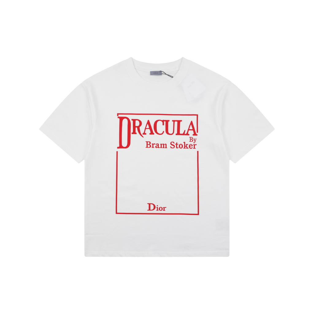 Dior x Bram Stoker Dracula Embroidered T-Shirt – White