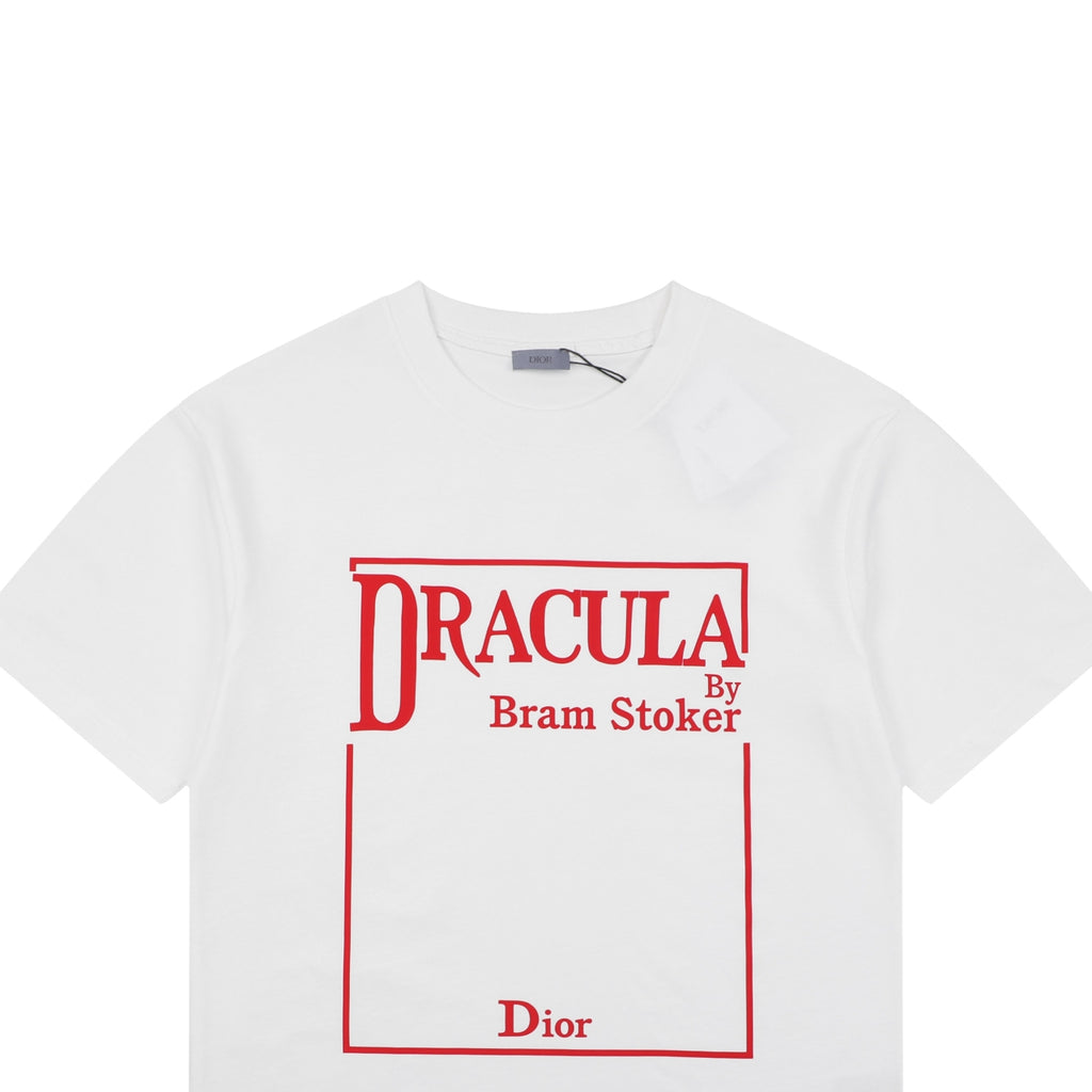 Dior x Bram Stoker Dracula Embroidered T-Shirt – White