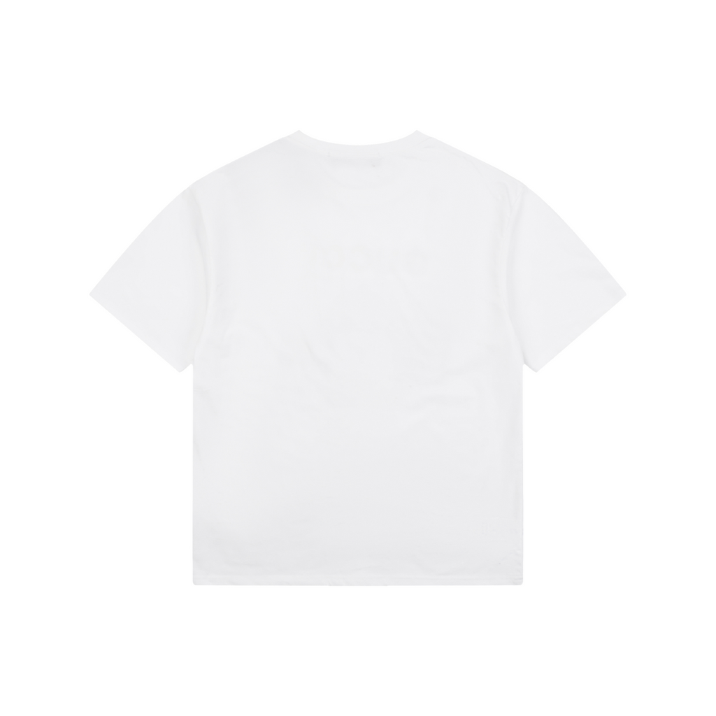 Gucci Mushroom Hat Dog Print Short Sleeve T-Shirt – White