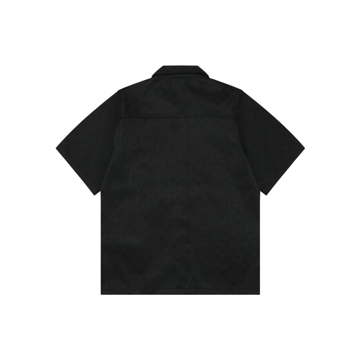 Gucci All-Over GG Monogram Short Sleeve Shirt – Black