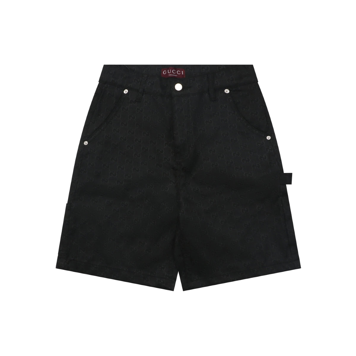 Gucci All-Over GG Monogram Carpenter Shorts – Black