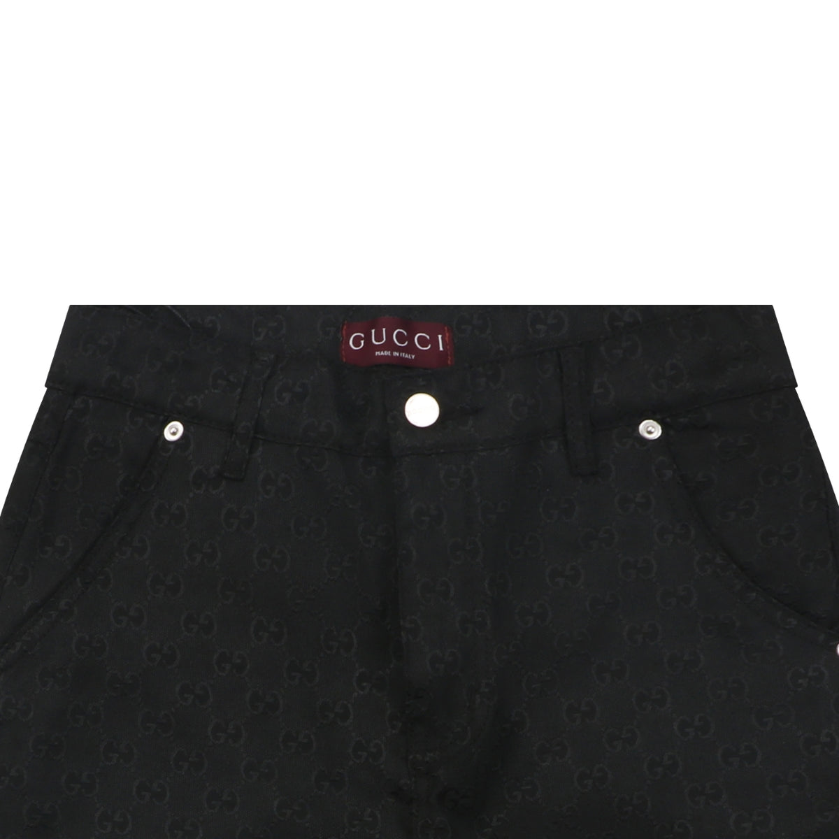 Gucci All-Over GG Monogram Carpenter Shorts – Black