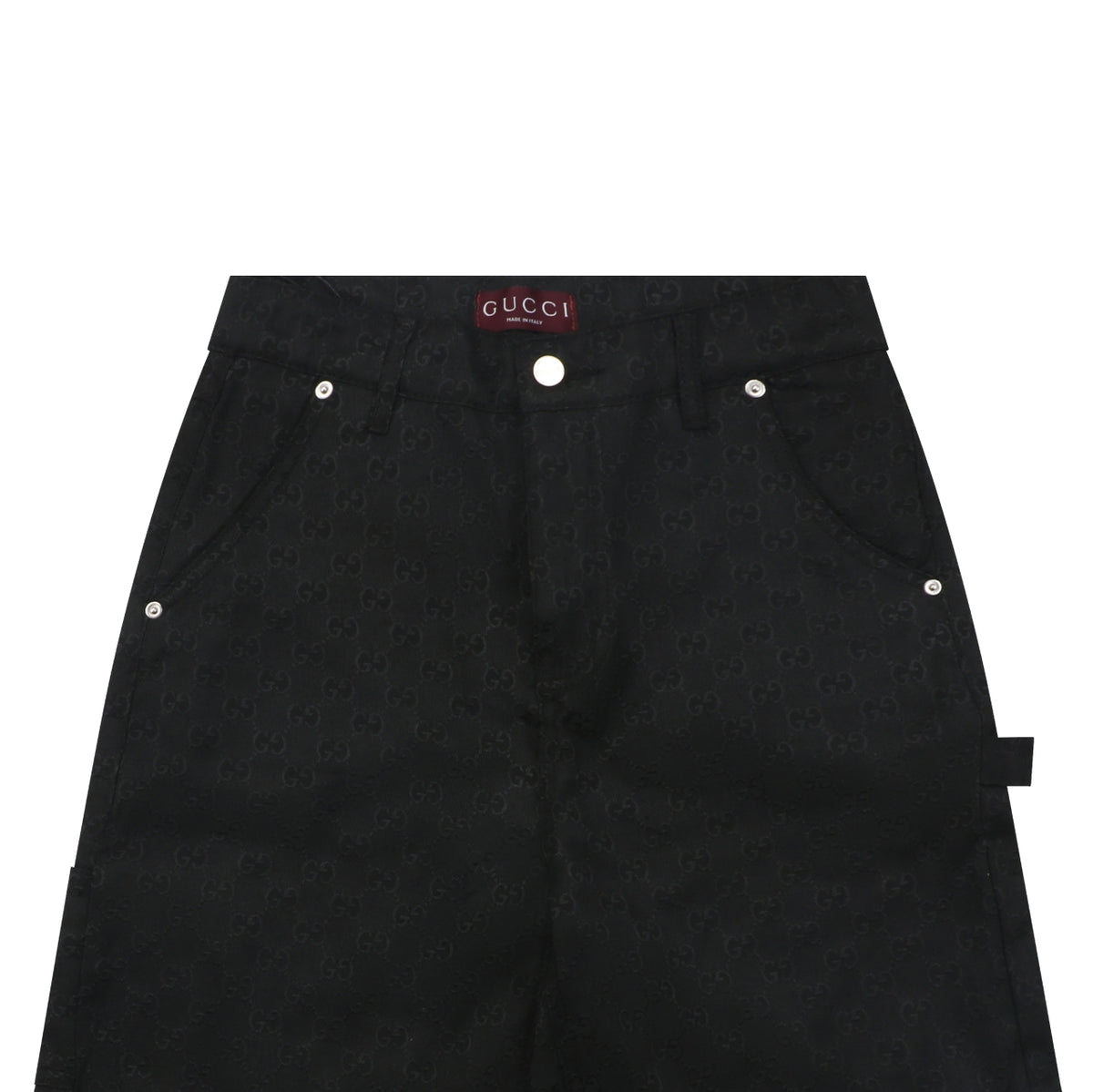 Gucci All-Over GG Monogram Carpenter Shorts – Black