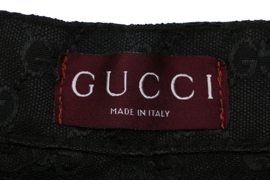 Gucci All-Over GG Monogram Carpenter Shorts – Black