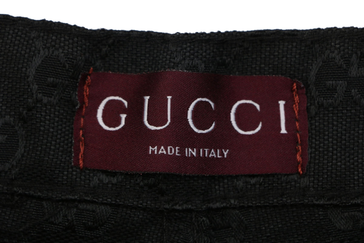 Gucci All-Over GG Monogram Carpenter Shorts – Black