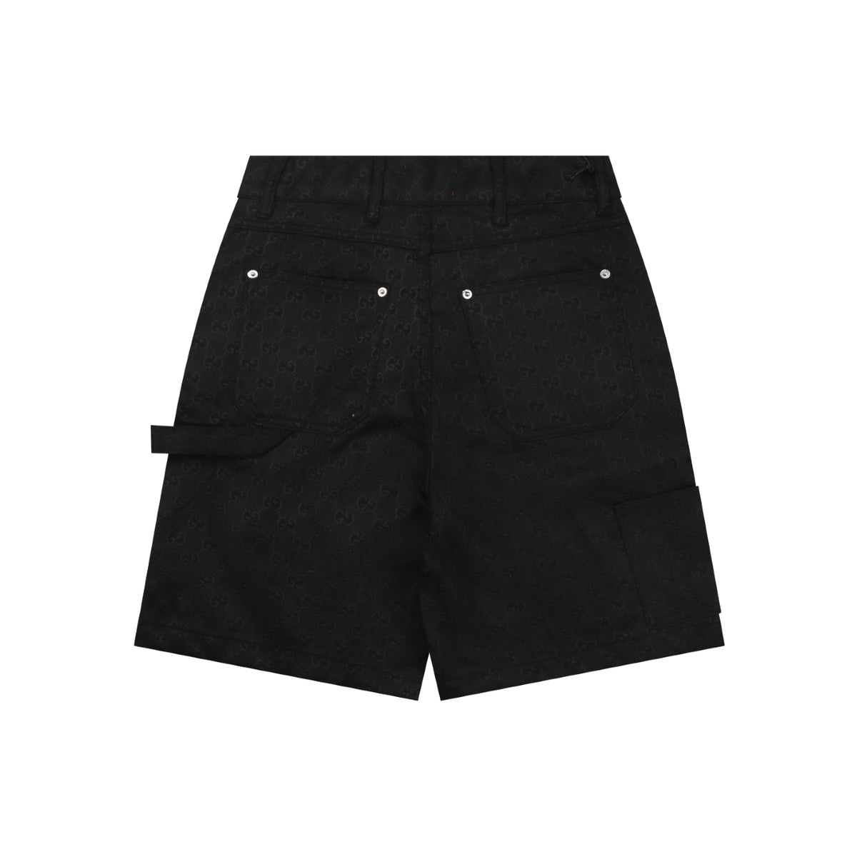 Gucci All-Over GG Monogram Carpenter Shorts – Black