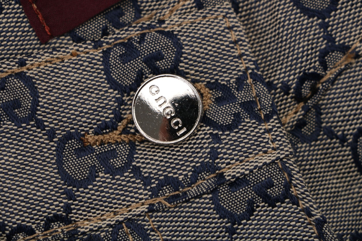 Gucci All-Over GG Monogram Carpenter Shorts – Grey