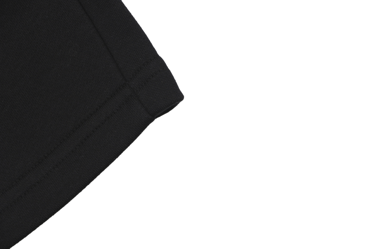 Louis Vuitton Blue & Yellow Scattered Monogram Embroidered Shorts – Black