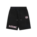 Loewe Overlapping Pink Letter Embroidered Shorts – Black