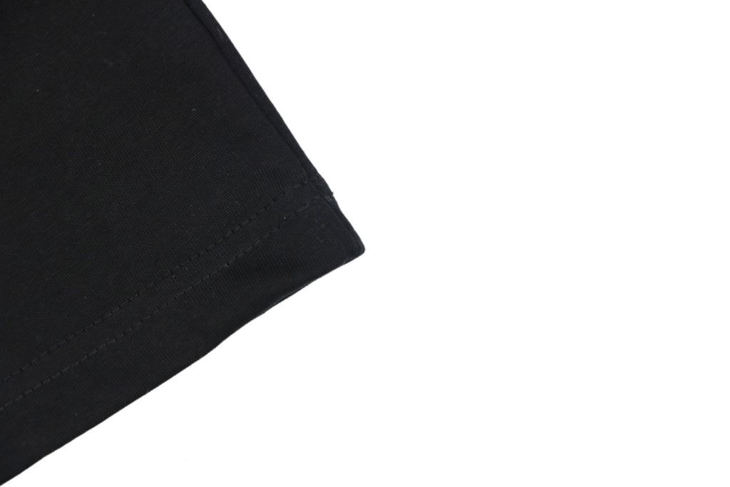 We11done Cross Chain Print Tee – Black