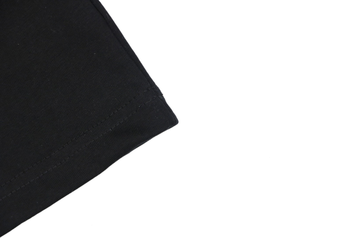 We11done Cross Chain Print Tee – Black