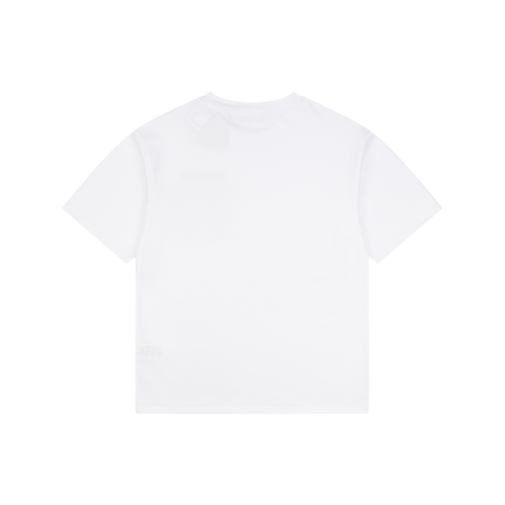 Burberry Blue Equestrian Knight Toothbrush Embroidered Tee – White