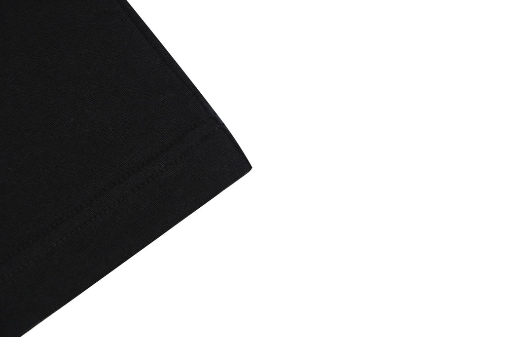 Burberry Phantom Equestrian Knight Overlapping Print Tee – Black