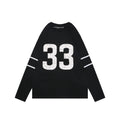 Chrome Hearts #33 Sanskrit Cross Print Long Sleeve – Black