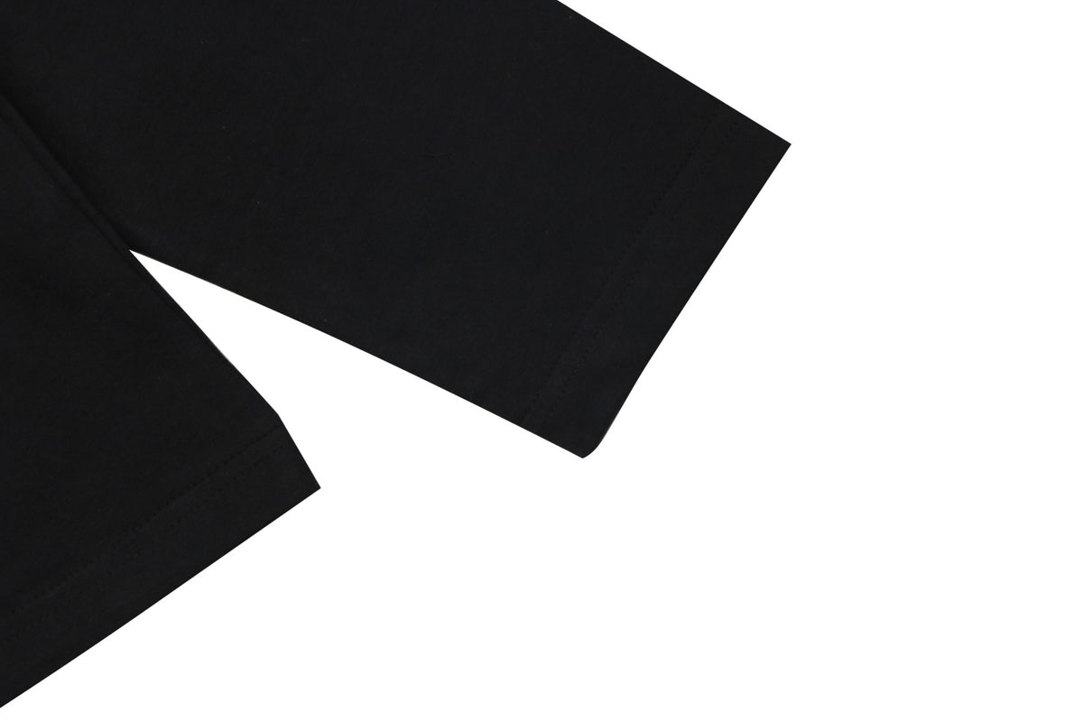 Chrome Hearts #33 Sanskrit Cross Print Long Sleeve – Black