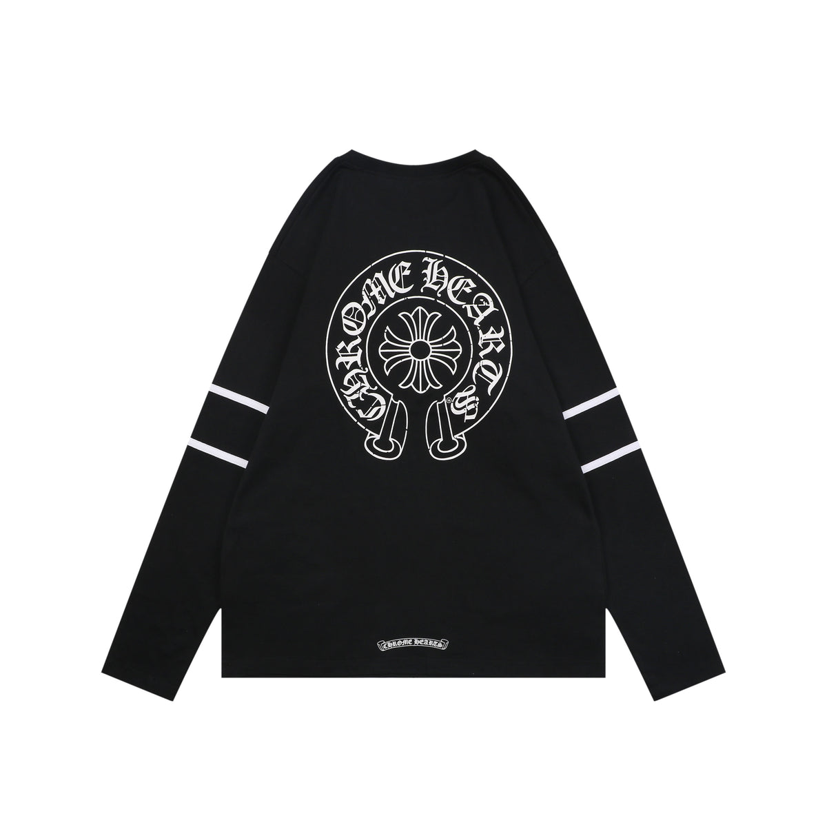 Chrome Hearts #33 Sanskrit Cross Print Long Sleeve – Black