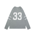 Chrome Hearts #33 Sanskrit Cross Print Long Sleeve – Grey