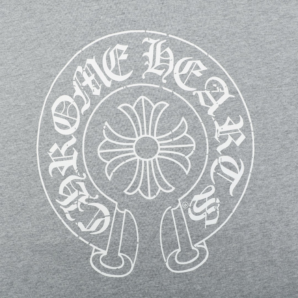 Chrome Hearts #33 Sanskrit Cross Print Long Sleeve – Grey