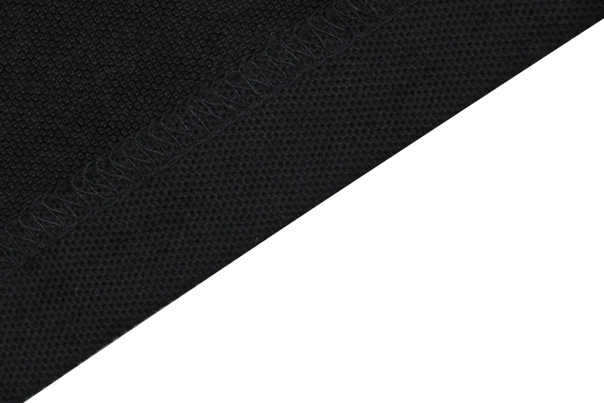 Moncler Black & Red Tipped Collar Polo Shirt – Black