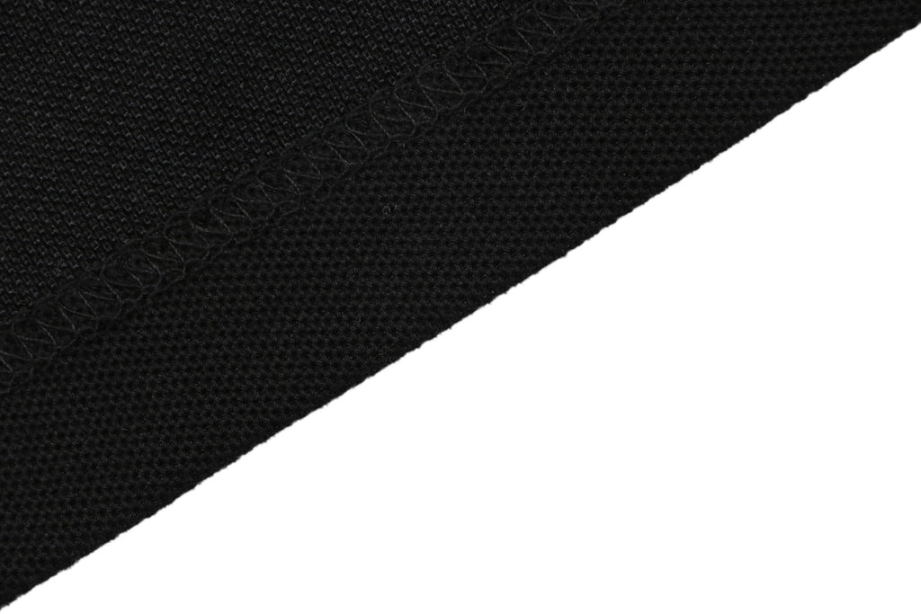 Burberry Tartan Equestrian Knight Embroidered Polo Shirt – Black